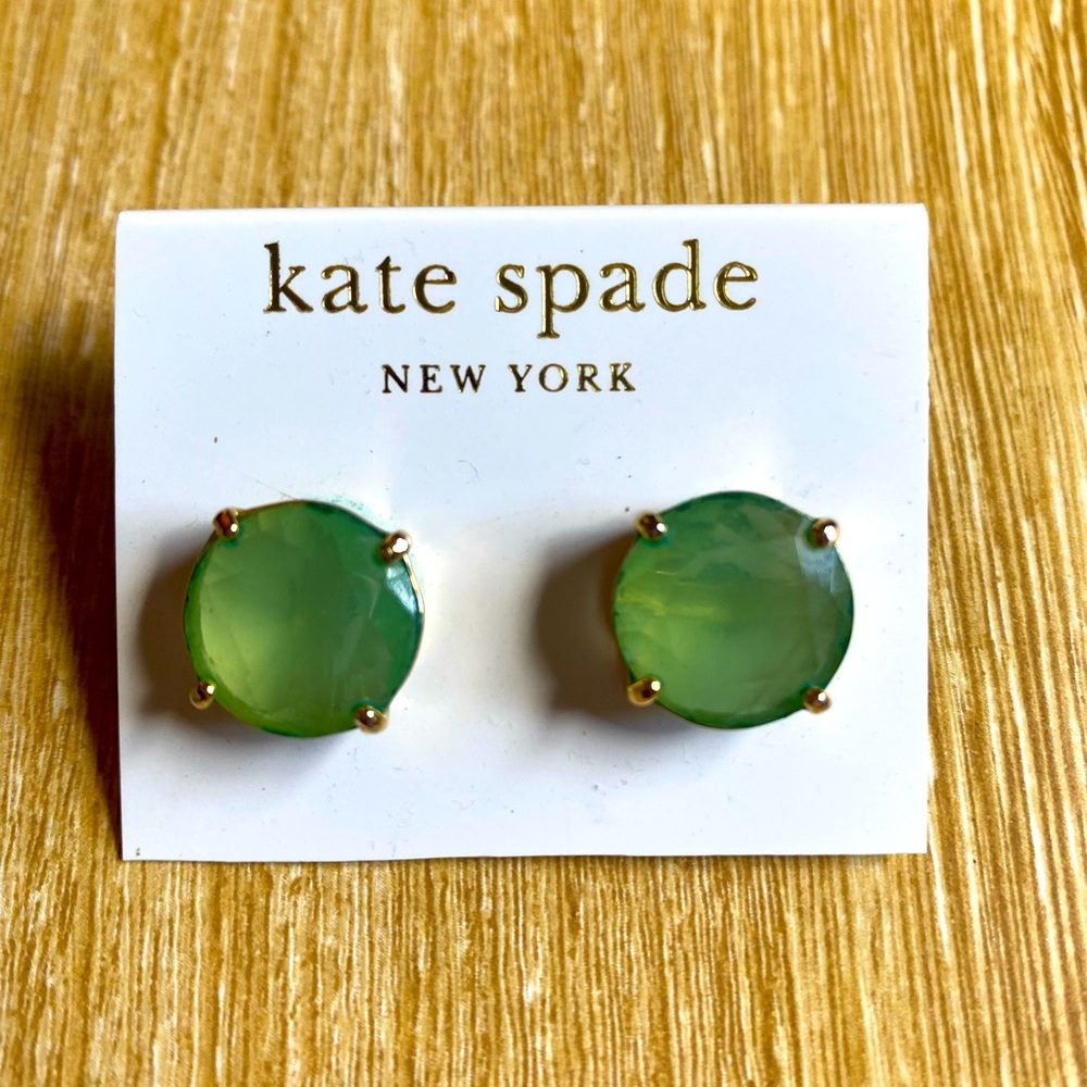 Kate Spade Gumdrop Spring Green Earrings